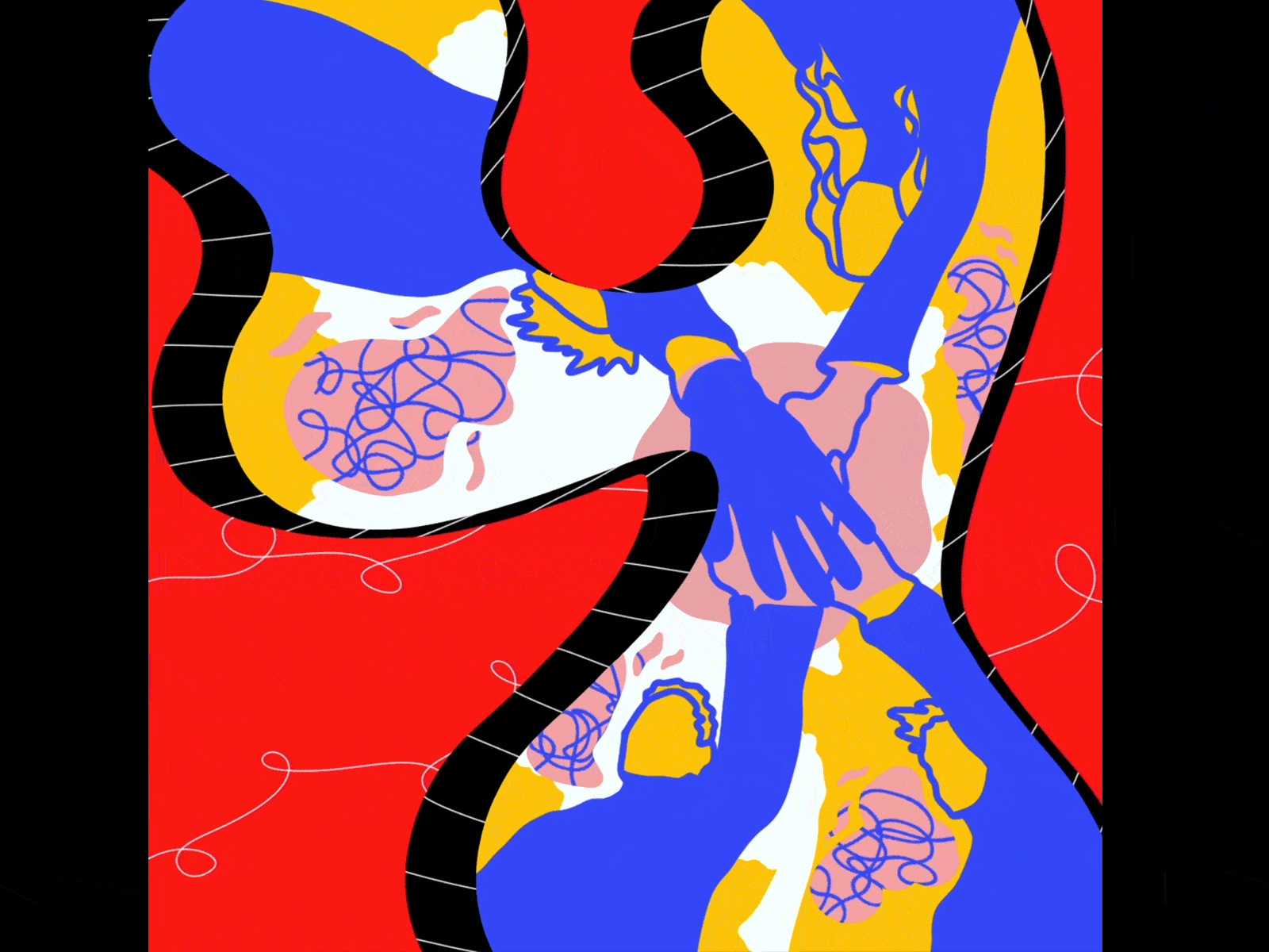 4 36days 4 36daysoftype 36daysoftype08 animated bold colombia map shapes unity