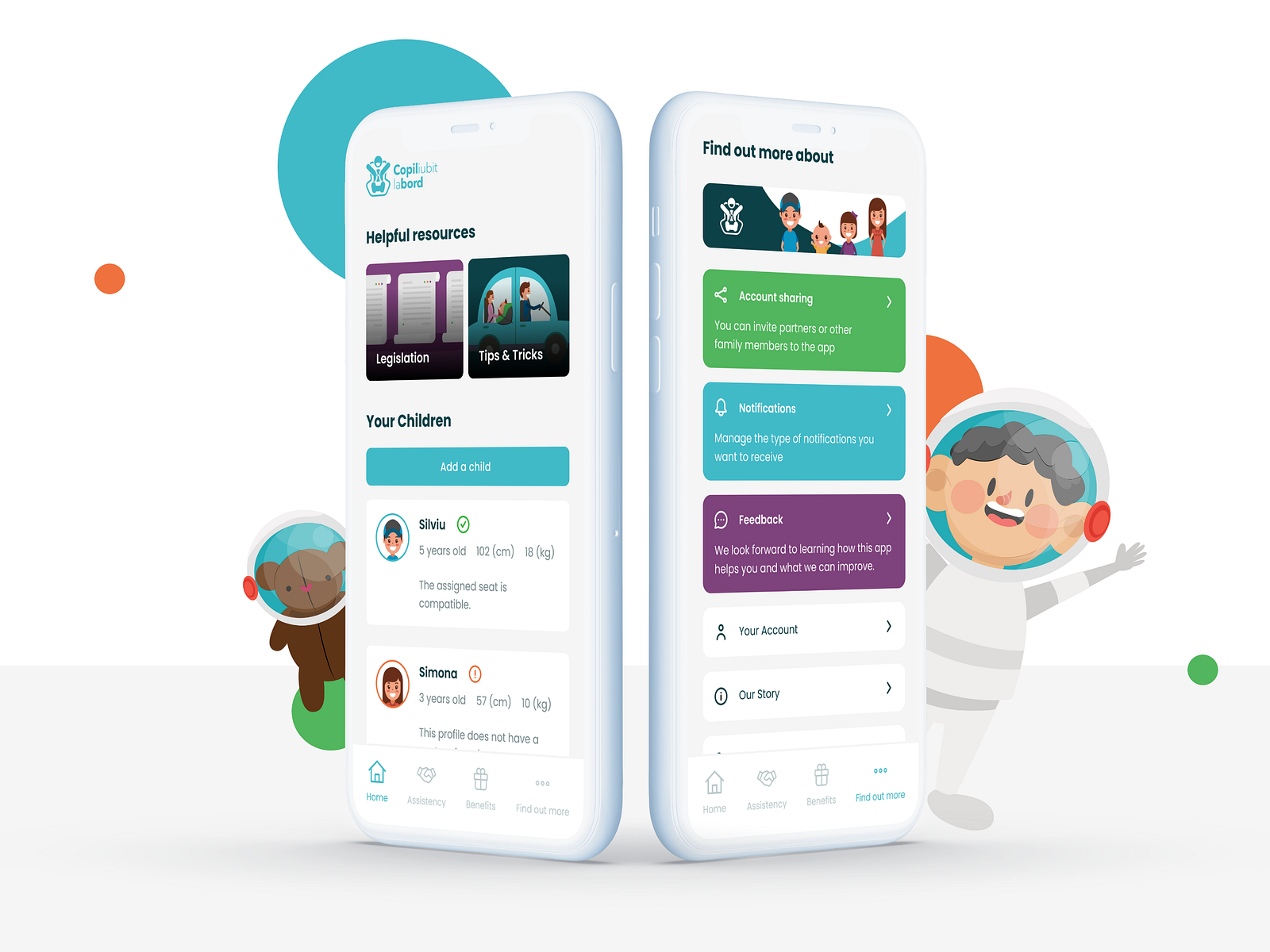 Child Car Safety • Safety App by Adrian A. Miclăuș for Linnify on Dribbble