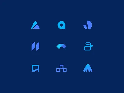 Concepts abstract app arcade brand brand development branding design icon identity logo minimal symbol vector