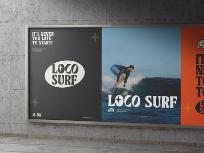Surf Branding Logo Animation ad animation brand brand identity branding graphic design logo marketing motion graphics poster surf surfing