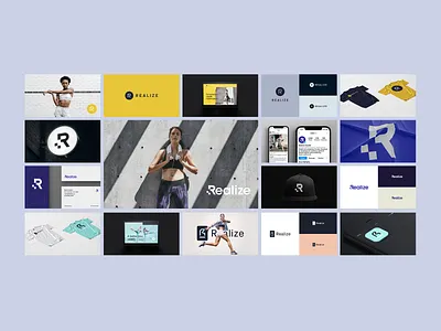 Realize Health • Brand Direction Frames art direction brand development brand guidelines branding creative agency creative direction design direction design studio identity design logo los angeles typography visual design