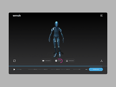 AI 3D generator ai interface ui ux web app