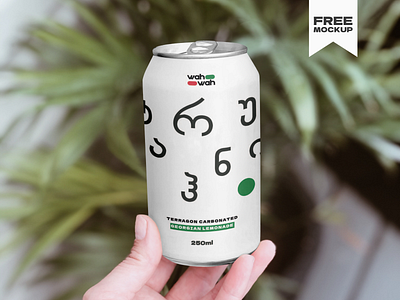 Can design bottle design brand design can design can mockup candesign drink design free free mockup free mockup psd freedownload georgian logo logo design logodesign package design packaging design