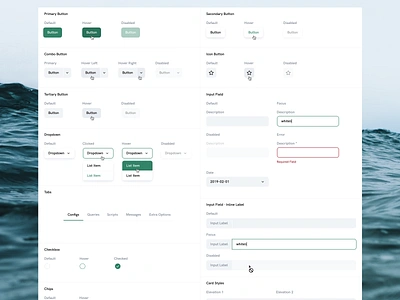 PAI Risk Component Library app component design design system product design react react app ui ui design ux ux design web web design