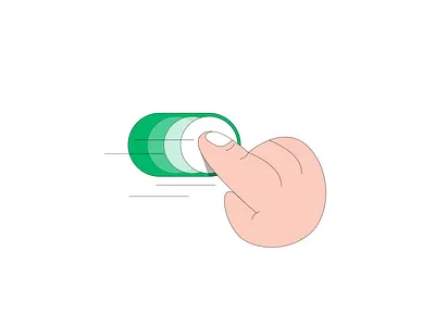 Options iOS app branding design icon illustration vector web