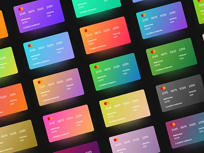Credit card gradient verison design | card payment card card design creative credit credit card creditcard debit debitcard design gradient graphic graphic design money payment ui ui design uidesign uiux webdesign
