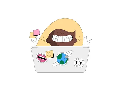 Work Best v2 app branding design illustration vector web