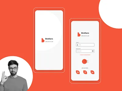 Log In - Daily UI 001 001 app application daily daily ui daily ui 001 design language app language school learning login page school screen sign up signin ui ux web webdesign