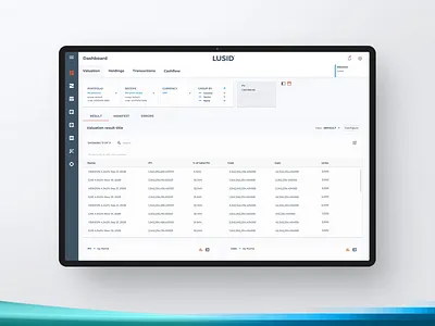 Financial data analysis dashboard asset management app dashboard dashboard design data analysis data analytics finance app financial app fintech
