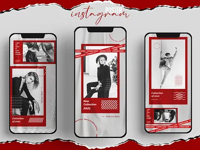 Vermilion; Instagram Story Template banner ads branding graphic design graphicdesign graphics illustration instagram instagram banner instagram post instagram stories instagram template mockup design mockup psd poster poster art poster design template design typography vermilion