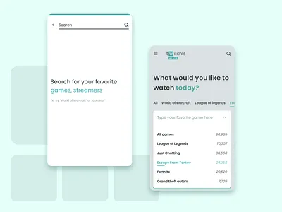 Twitchls redesign app branding design minimal ui ux web