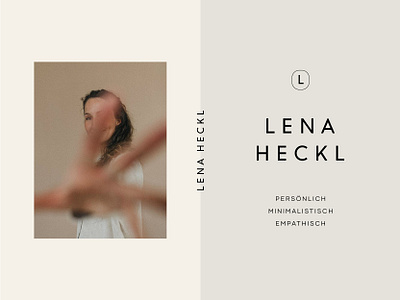 Design for Lena Heckl Photography art direction brand design branddesigner branding corporate branding corporate design design logo logo design pastel colors photography branding photography logo typography