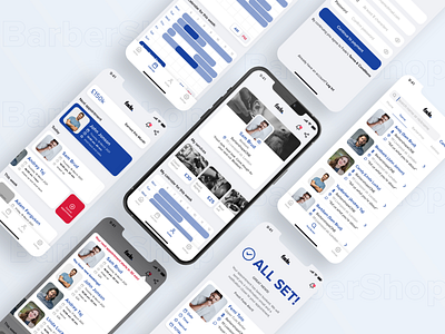 Fade Barbershop Application appointment appointment booking app barber barber shop barbers barbershop branding design mobile mobile app mobile app design mobile design mobile ui ui ui design uiux uiux design uiuxdesign ux ux design