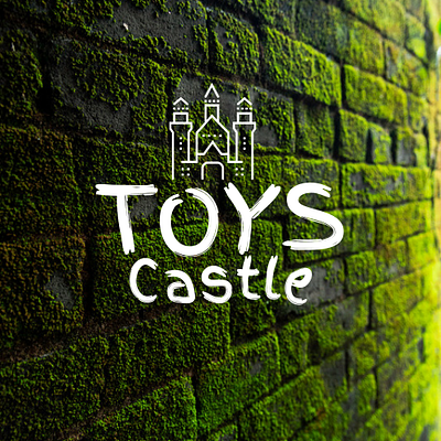 TOY Castle logo art branding clean concept illustraion logo vector