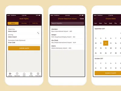Etihad Airways Booking Flow airline app app design booking design ios product design travel ui ui design ux ux design