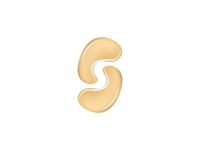 cashew S branding cashew flat food app food logo fruit logo grid logo lettermark logo logo design logotype nuts professional logo s logo vector