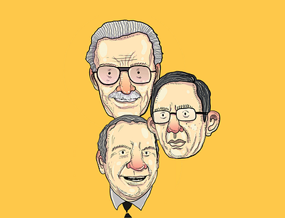 Heroes Behind The Heroes | Stylized Portraits art artwork character color conceptart creative design digitalart drawing illustration portrait portrait art portrait illustration s3