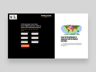 WWF Carbon Footprint Calculator development agency laravel laravel developer laravel development laravel web app sustainability web agency web app web application web application development web development web development services