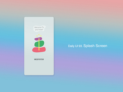 Daily UI 93/100 - Splash Screen app daily ui dailyui dailyuichallenge design mobile splash screen splashscreen ui ux web website