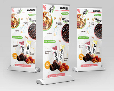 Standee design - aktual design graphic graphicdesign kit marketing standee