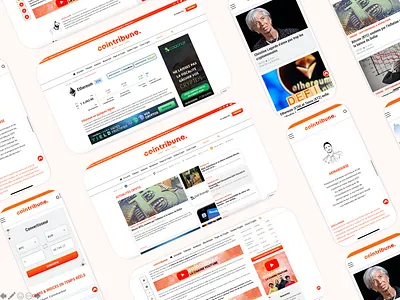 Coin tribune branding design graphic design icon logo type typography ui ux website