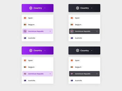 26 Dropdown country daily ui dailyui dailyuichallenge dropdown dropdown menu dropdown ui