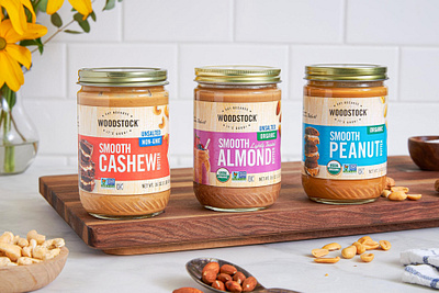 Woodstock Packaging nut butters packaging peanut butter