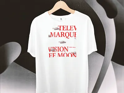 Marquee Moon T-Shirt artpunk bandmerch cadillac car cbgb illustrator indesign marquee moon merch merchandise music photoshop postpunk t shirt television tshirt tshirtdesign type typography