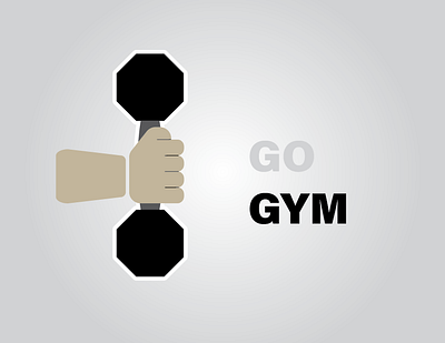 go gym design illustration minimal