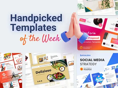 Our Handpicked Templates of the week 🔥 business clean creative design fitness food infographic mock up powerpoint powerpoint template pptx presentation sales sales proposal slides social media social media design sport sports vectors