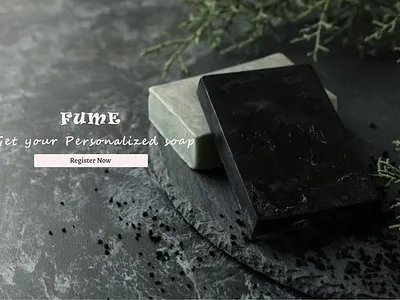 Fume landing Page #DailyUI design ui