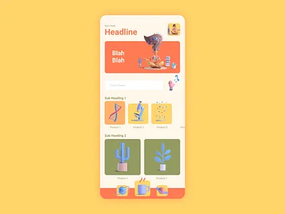 Fun with 3D icons app app design fun mobile design