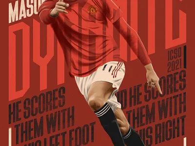 Mason Greenwood artwork brush design digital painting digitalart drawing editorial fan art football hand drawn illustration manchester manchesterunited photoshop portrait poster poster design striker typography