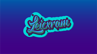 Logo leicxram design illustrator logo logodesign