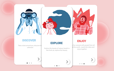 Travelling App Design adobexd design illustraion ui uidesign ux