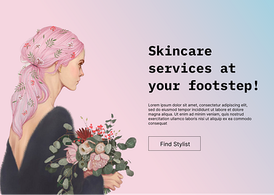 Beautify art beauty design flat gradient minimal random typography ui uichallenge ux web