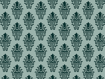 "Release the Hacken" pattern branding hathathon packaging pattern print skuid squid vector