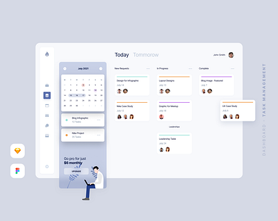 Task Management Application app dashboard design flat flatdesign minimal minimalistic taskmanagement ux uxdesign visualdesign webapp webapplication