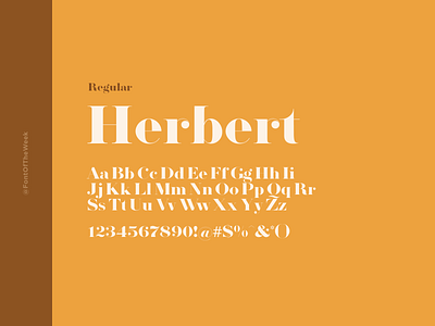 Herbert app design design design inspiration font font inspiration font of the week fotw free fonts free typeface google fonts graphic design interface type inspiration typeface typography ui user experience user interface ux web design