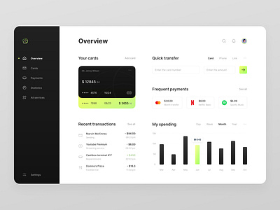 Financial Dashboard | Bank Account account bank bank account cards colors dashboad dashboard design finance finances financial financial dashboard fintech money saas saas design system uidesign uxdesign webdesign