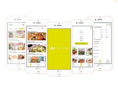 Nutriplan UX design ux ui visual design