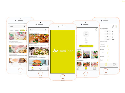 Nutriplan UX design ux ui visual design