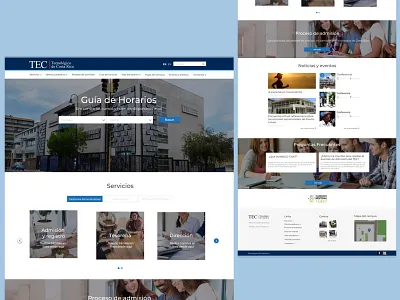 University-Web site design ux ui web design