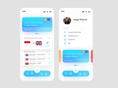 Apps for Send Money Accross Country branding design ui design uidesign uiux uiuxdesigner