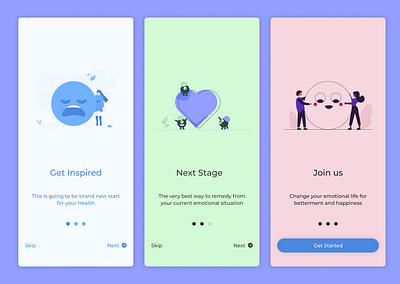 Flash Screen -Mental Health awareness app dailyui figma flash flash messages flash screen illustration mentalhealth ui undraw