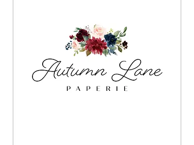 Burgundy Floral Bouquet Logo brand brand design brand identity branding branding design business branding design floral logo flower flower logo illustration logo logo design logodesign logos logotype premade logo watercolor logo