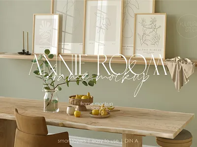 ANNIE ROOM Interior Frame Mockup art mockup boho mockup frame mockup frame mockup interior frame mockup set frame wall mockup interior frame mockup interior mockup mockup mockups poster mockup print poster psd mock ups sage green