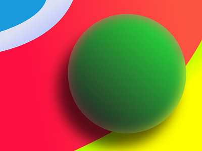 Ball Wallpaper 3d 3d art 3d effect app art artwork ball branding colour palette design graphic design illustration minimal physical realistic vector wallpaper wallpaper app web xd