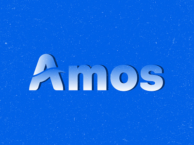 Amos dynamic logo lettermark logo logo design logotype typography wordmark