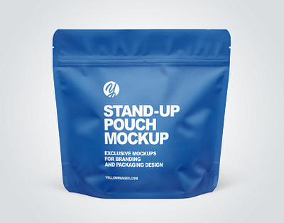 Stand-up Pouch Mockup PSD 3d branding design logo mockup mockup design mockupdesign pack package visualization